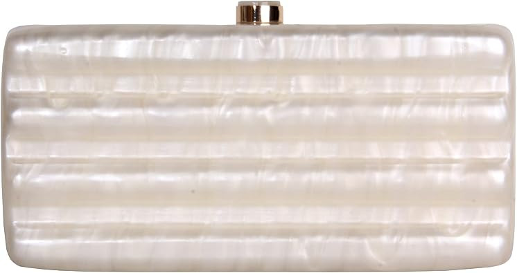 NUSTTAL Women Acrylic Clutch Purse Marbled Evening Shoulder Bag for Wedding Cocktail Party Prom | Amazon (US)