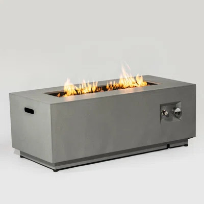 42inch Steel Outdoor Fire Table - Propane Fueled, Efficient Heating, Adjustable Flame Intensity, High , Space Efficient, Easy To Clean And Maintain, W | Wayfair North America