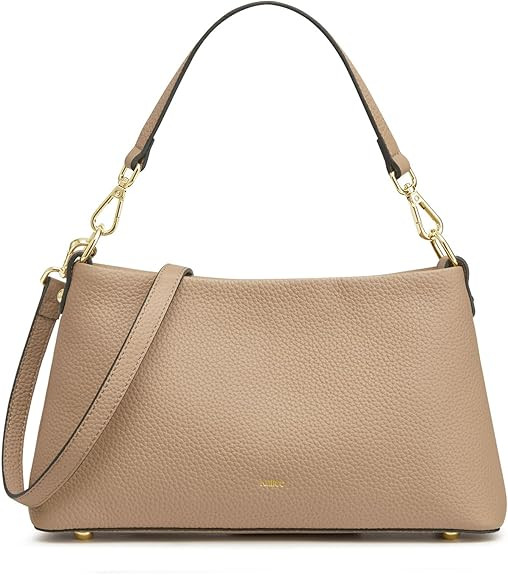 Kattee Genuine Leather Crossbody Bags for Women 2025 Trendy, Leather Tote Purses Shoulder Handbag... | Amazon (US)
