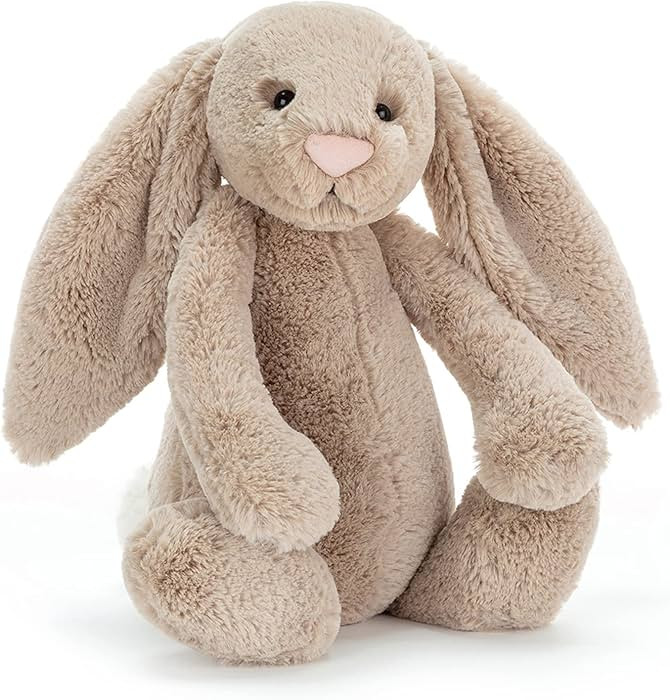 Jellycat Bashful Beige Bunny Stuffed Animal, Large 14 inches - Rabbit and Bunny Plush Toy - Class... | Amazon (US)