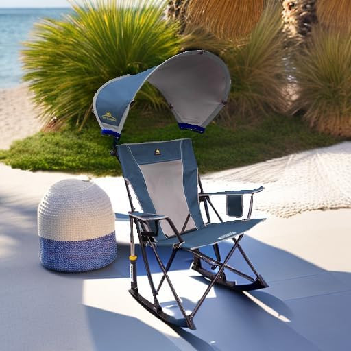 GCI Outdoor Sunshade Rocker Outdoor Rocking Chair with Canopy | Amazon (US)
