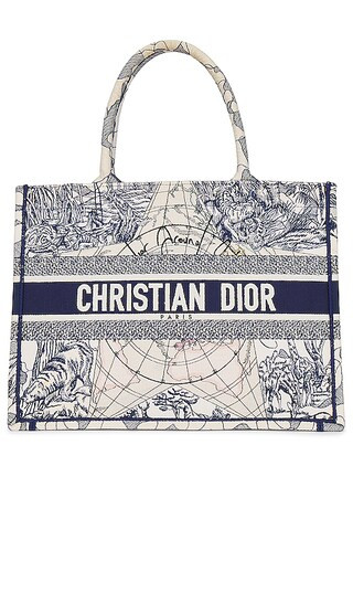 Dior Book Tote Bag in Blue | Revolve Clothing (Global)