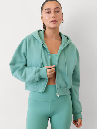 Forever Fleece Ultra Crop Full Zip | Athleta