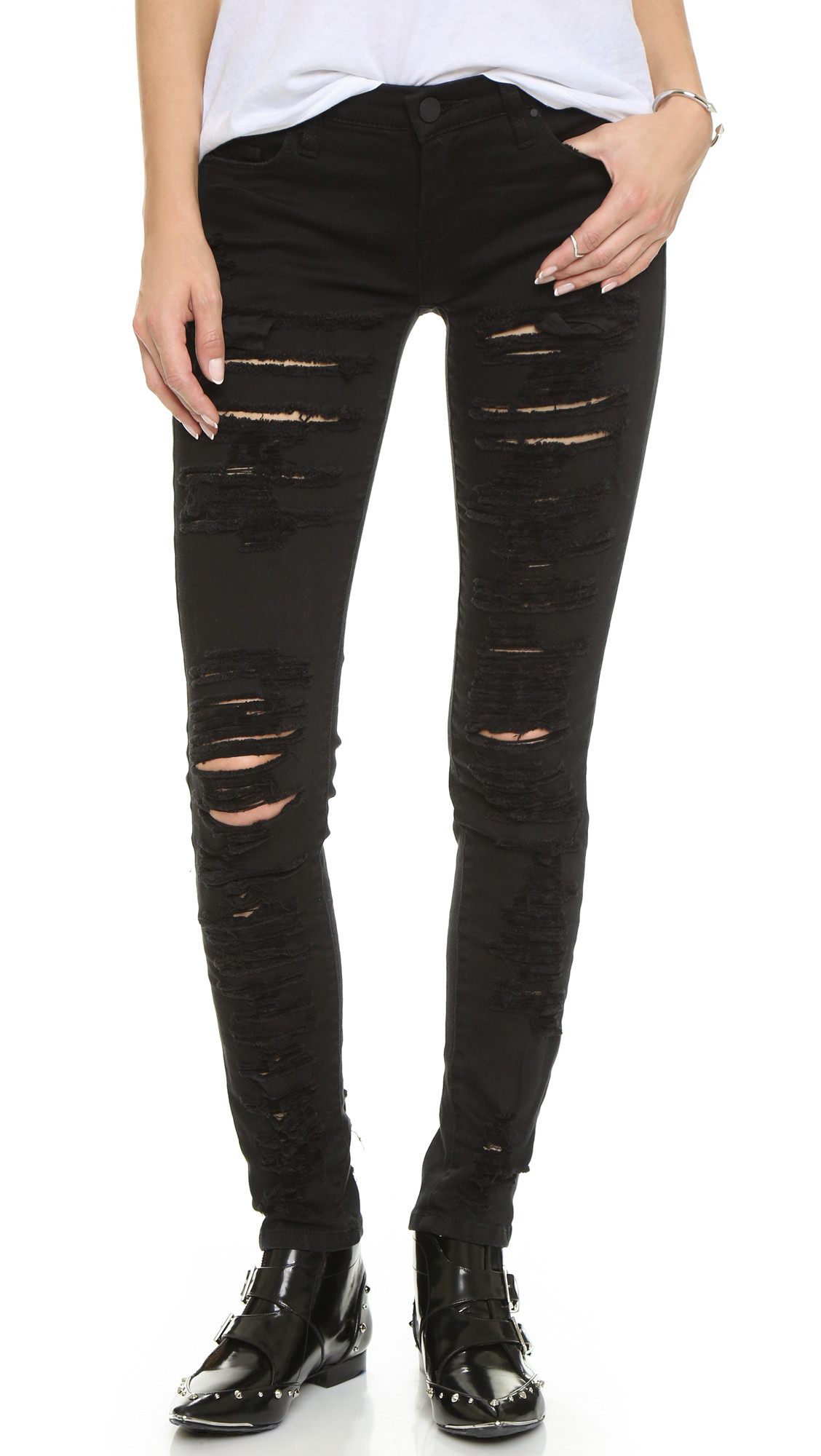 Ripped Skinny Jeans | Shopbop