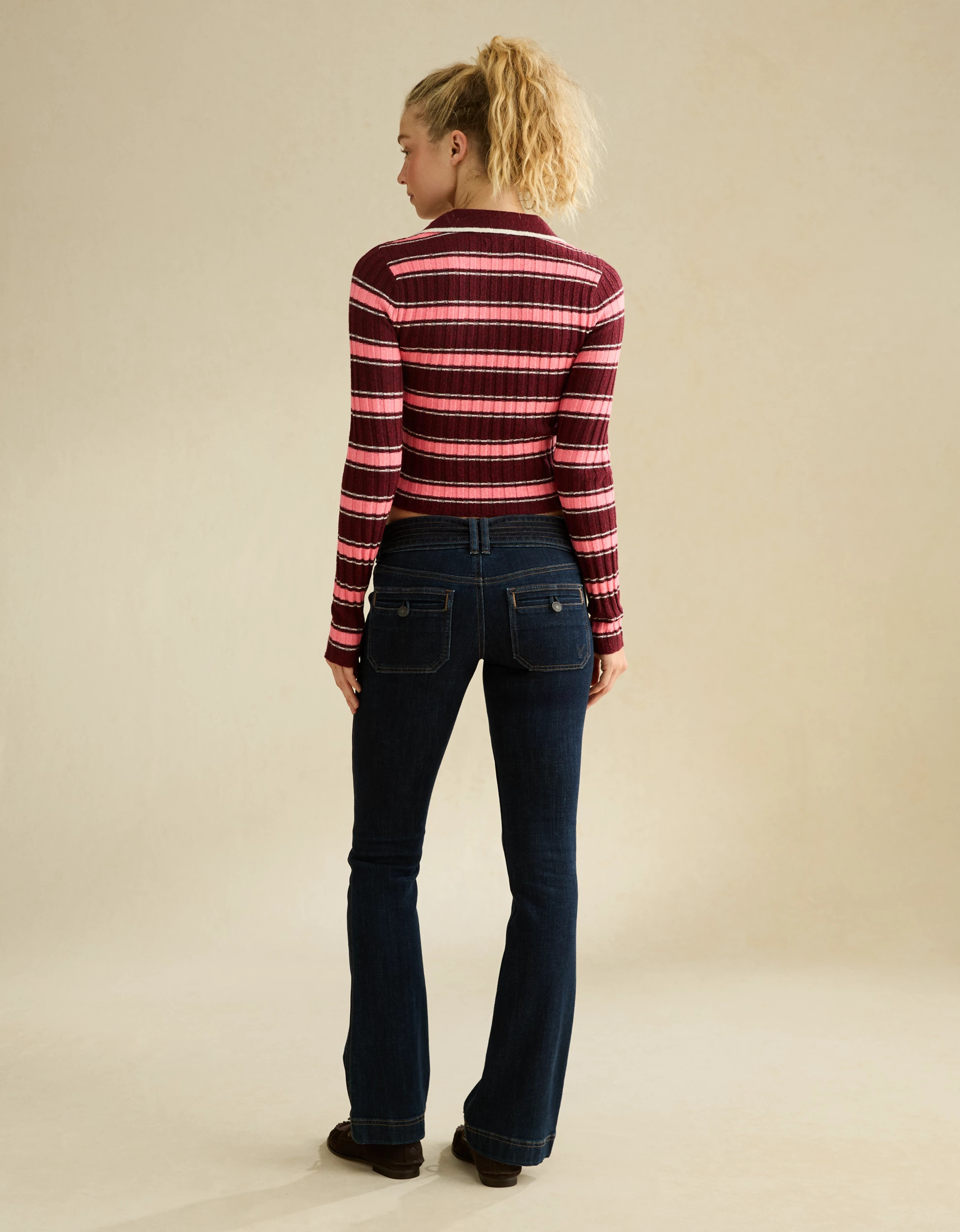 AE Whoa So Soft Fitted Sweater Polo | American Eagle Outfitters (US & CA)