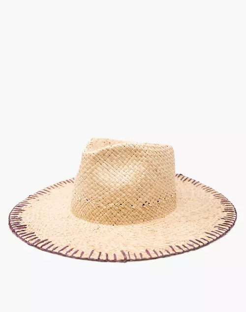 WYETH™ Whip-Stitched Straw Naomi Hat | Madewell