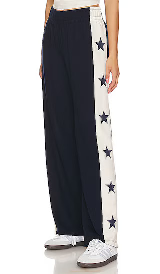 Tawny Track Pant in Navy & Bone | Revolve Clothing (Global)