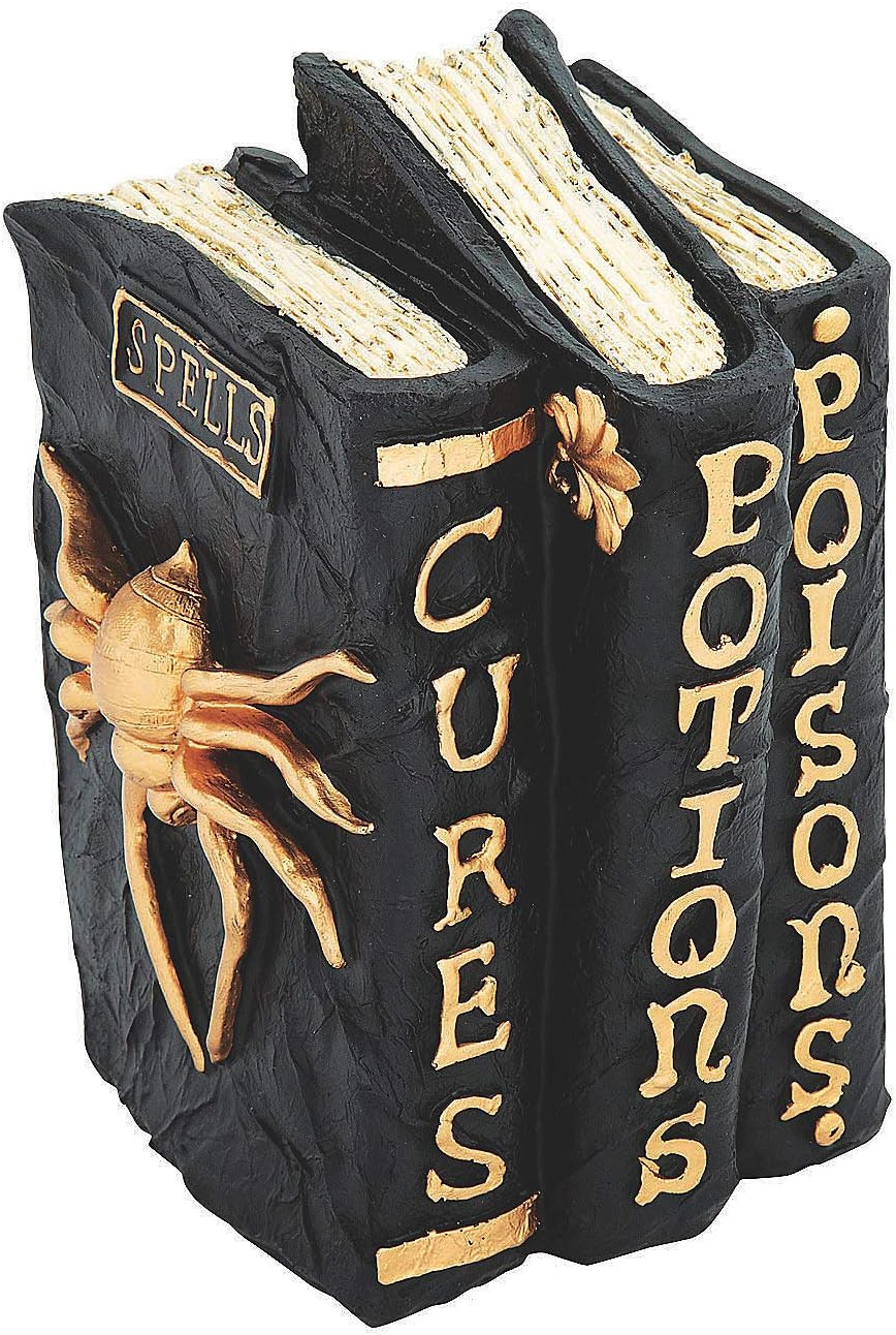 Fun Express Witch and Wizard Spellbook Tabletop Halloween Decoration - Halloween Home Decor | Amazon (US)