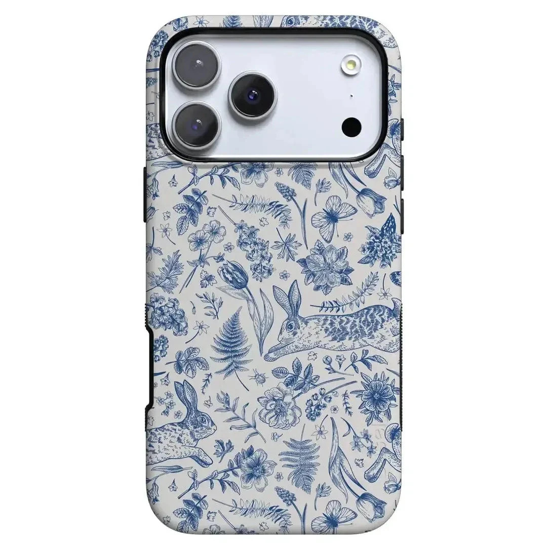 Hop & Bloom   Bunny Toile Case | CASELY