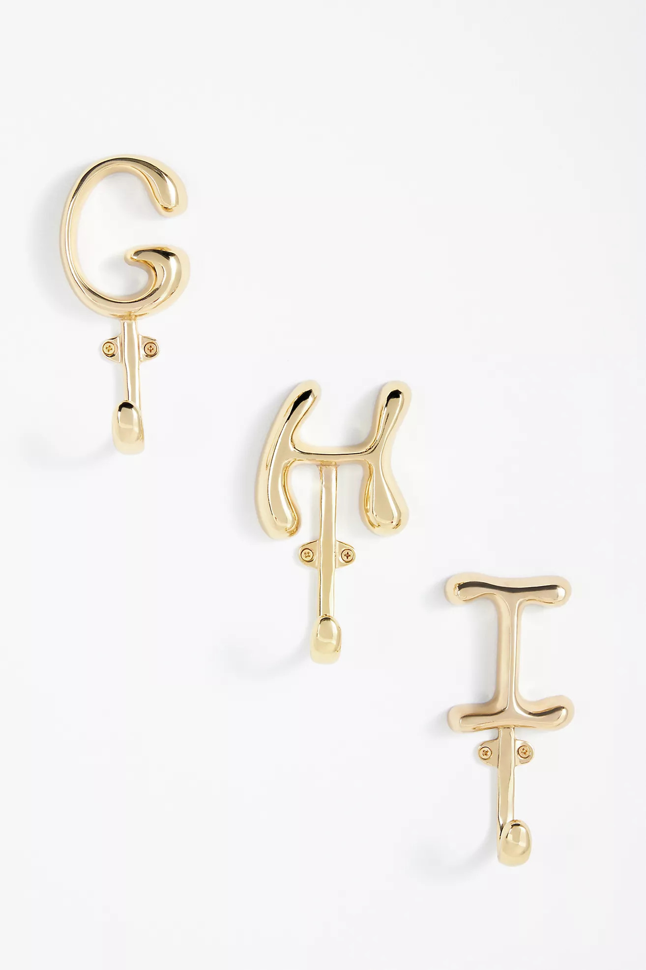 Bubble Letter Monogram Hook | Anthropologie (US)