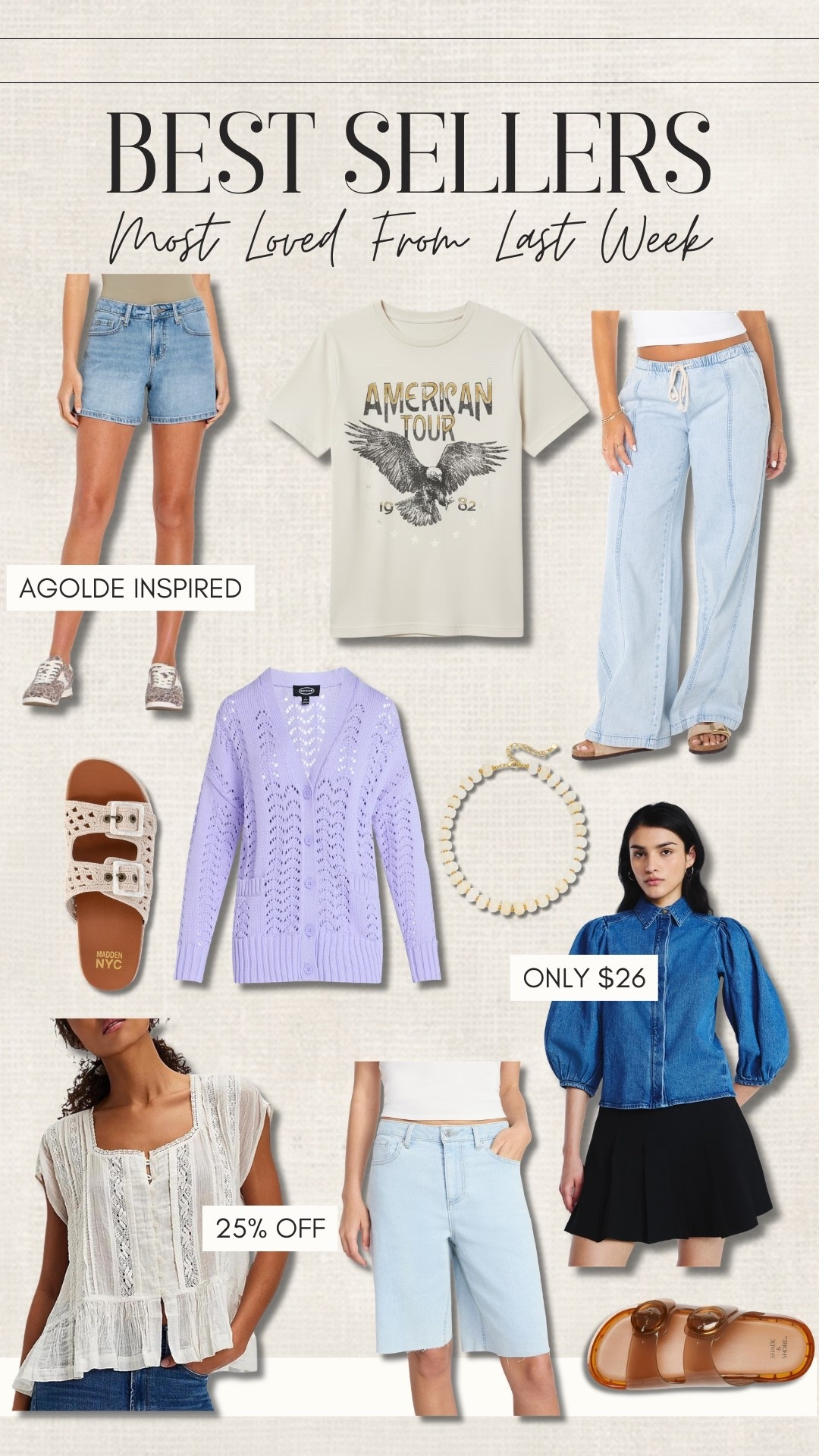 All the bestselling fashion items I shared from last week 🫶🏼 these are the items YOU loved the most. 

#LTKmomlife #LTKootd #LTKdayinmylife