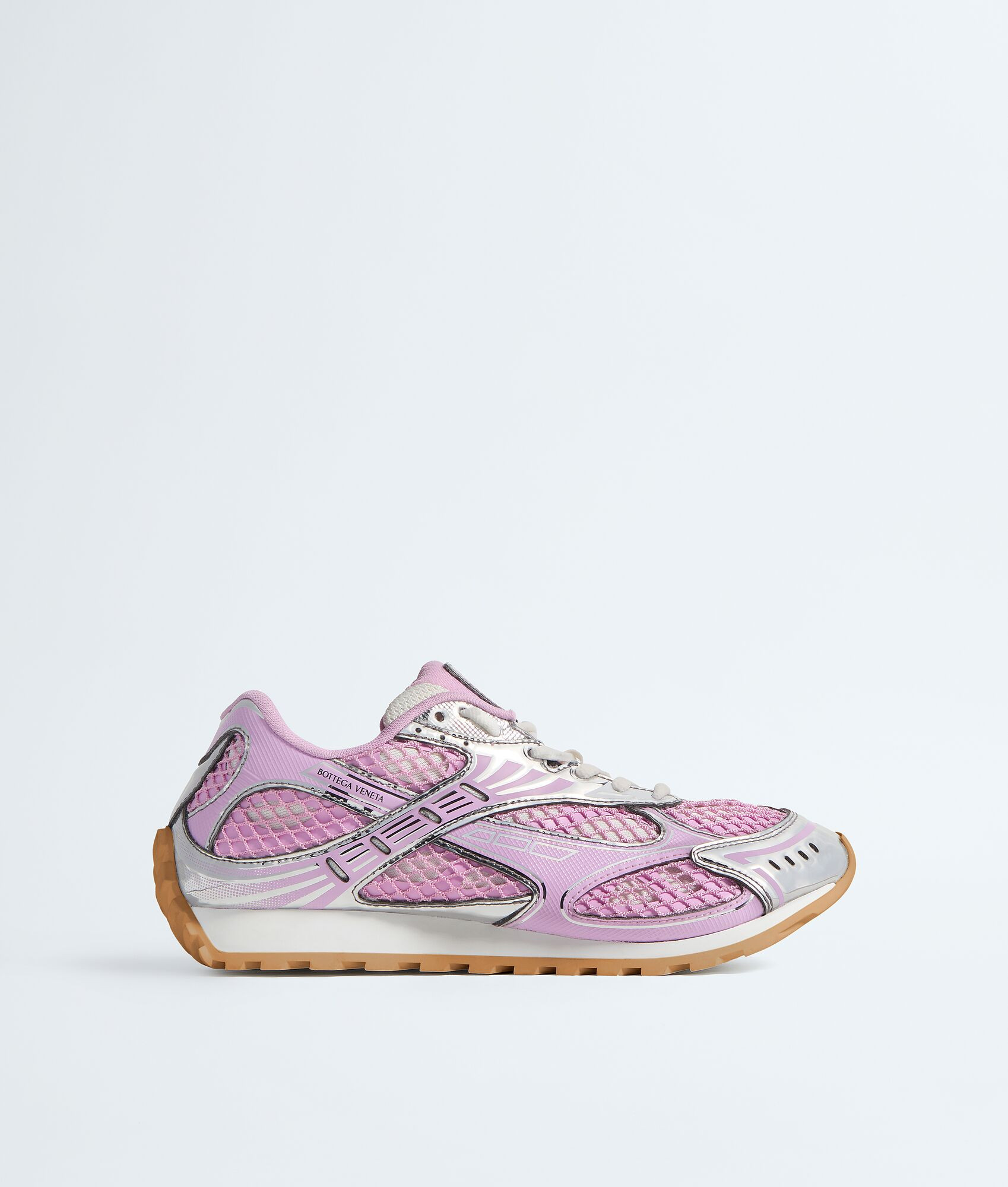Women's Orbit Sneaker in Gloss/silver | Bottega Veneta US | Bottega Veneta