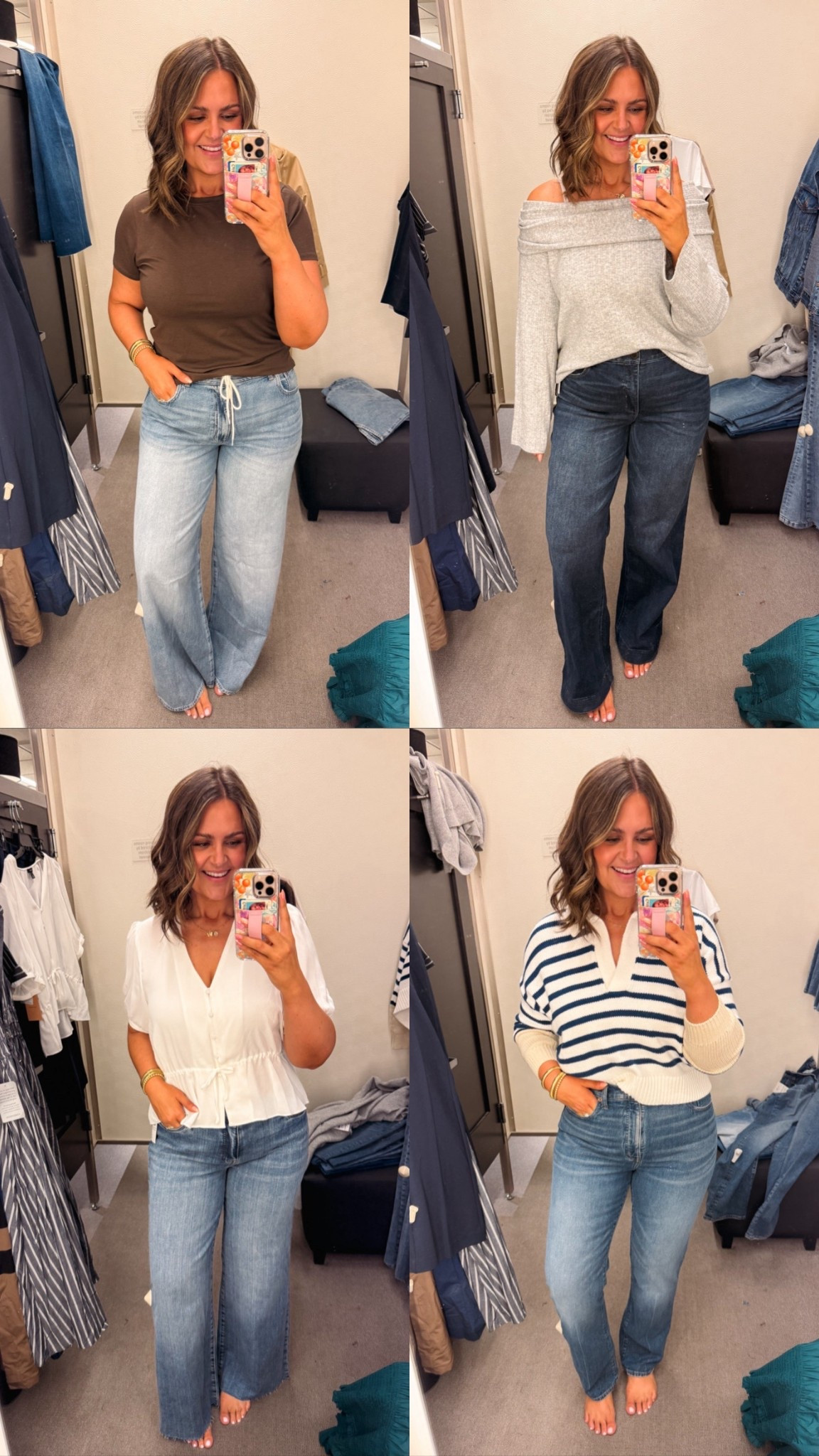 Nordstrom sale finds

Top left, large shirt & jeans 31
Top right, medium sweater & jeans 12
Bottom left, medium top & jeans 12
Bottom right, large sweater & jeans 31

#LTKFindsUnder100 #LTKMidsize #LTKStyleTip