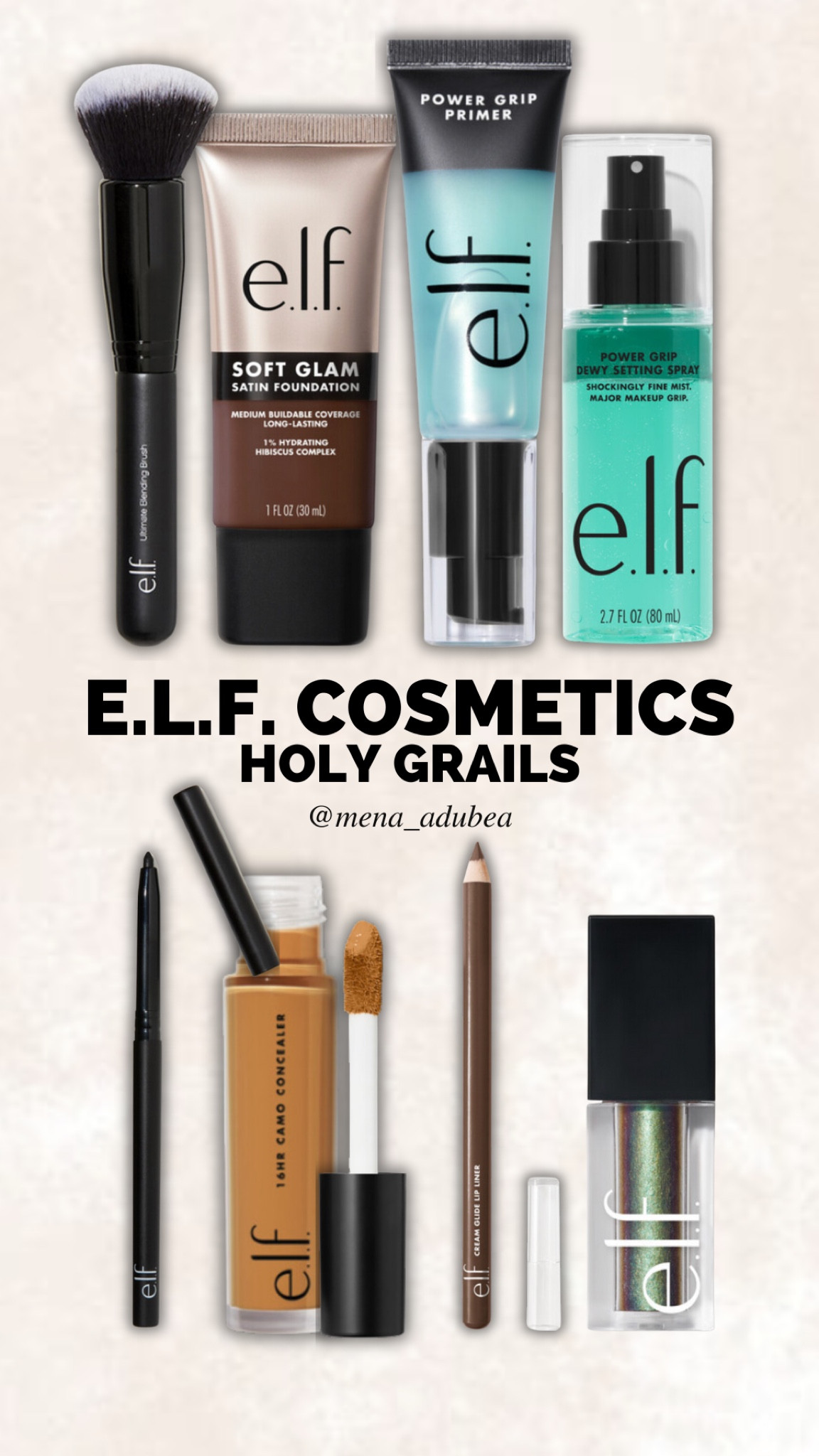 Full face of e.l.f. Cosmetics favorites that make the perfect stocking stuffers! Use code LTK40 to shop e.l.f. Cosmetics holiday kits, because the value is insane! @elfcosmetics 
#elfpartner #elfcosmetics #crueltyfree #vegan #eyeslipsface #elfingamazing 


#LTKHoliday #LTKBeauty #LTKFindsUnder50