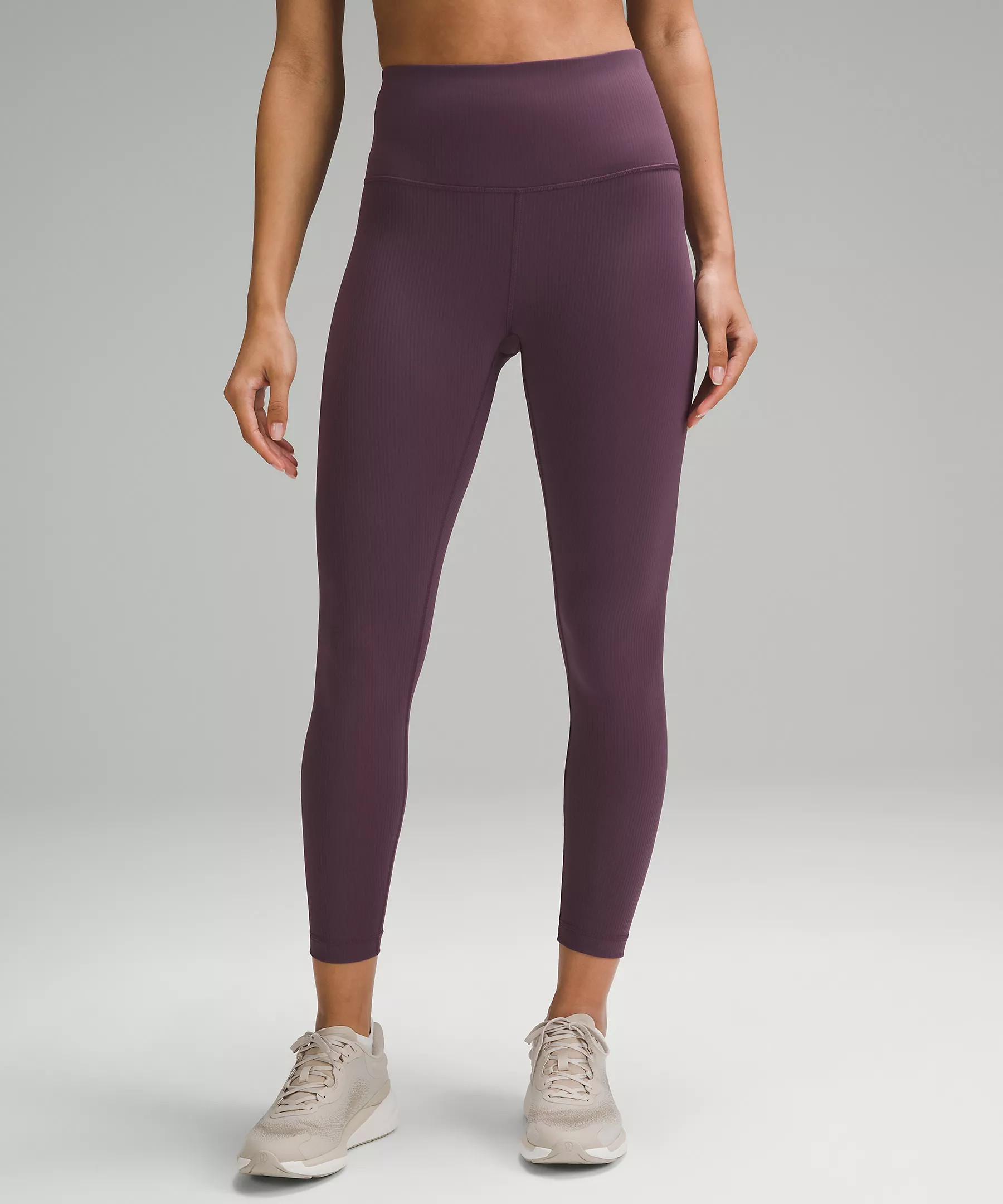 Wunder Train High-Rise Ribbed Tight 25" | Women's Leggings/Tights | lululemon | Lululemon (US)