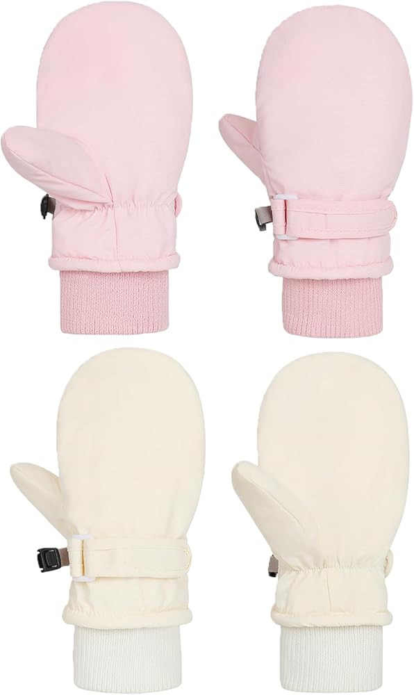 Urban Virgin Toddler Waterproof Outdoor Infant Mittens Baby Winter Gloves Dino Cuffed Warm Fleece... | Amazon (US)