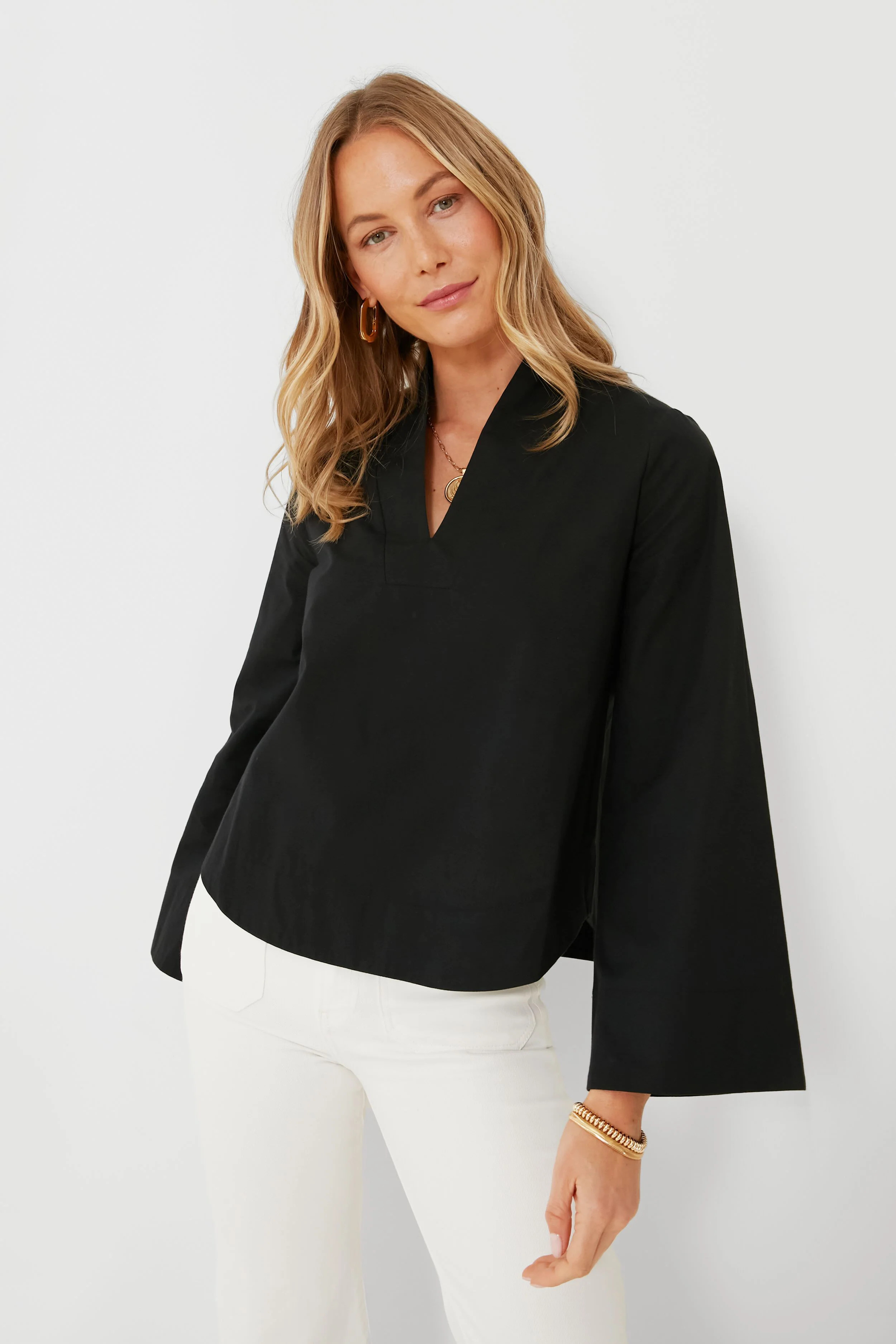 Black Norella Blouse 
                Pomander Place | Tuckernuck (US)