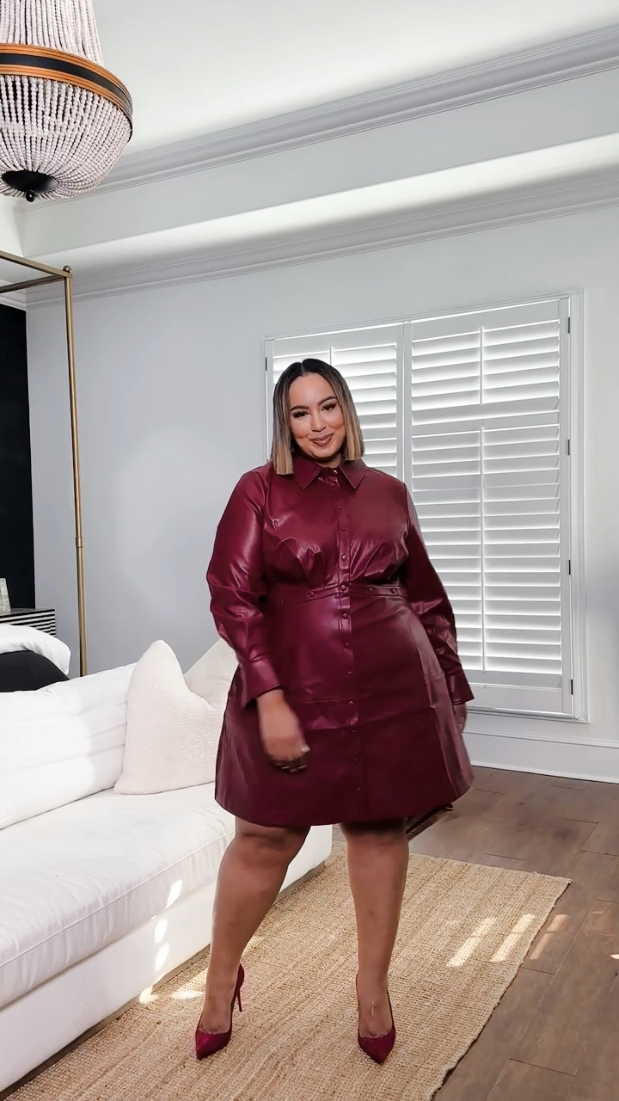 Walmart Fall Faux Leather burgundy #walmartfashion #walmartpartner @walmart plus curvy burgundy 

#LTKworkwear #LTKfindsunder50 #LTKplussize