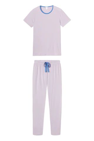 DreamKnit Ribbon Short-Long Set in Wild Flower | LAKE Pajamas