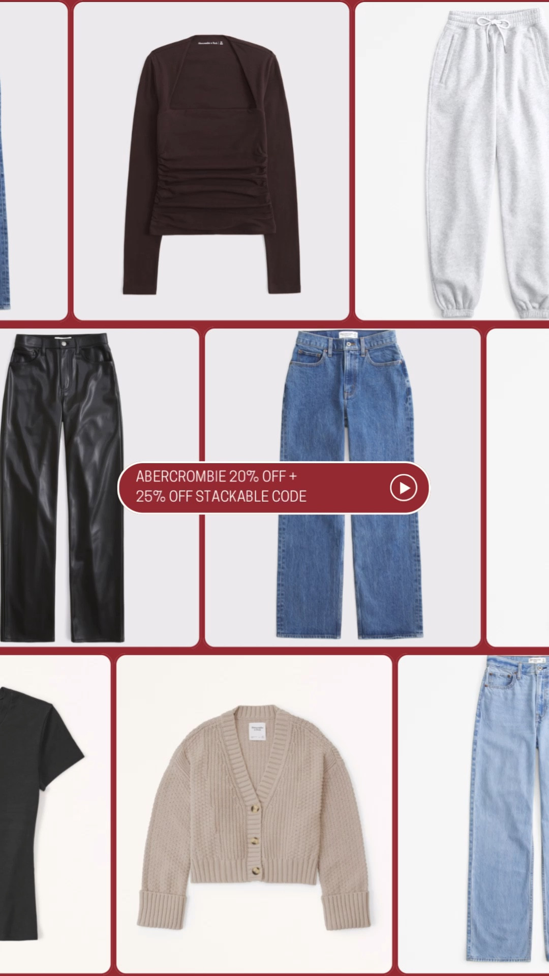 FALL SALE 

ABERCROMBIE 20% off almost everything + 25% off stackable code! 



#LTKFallSale