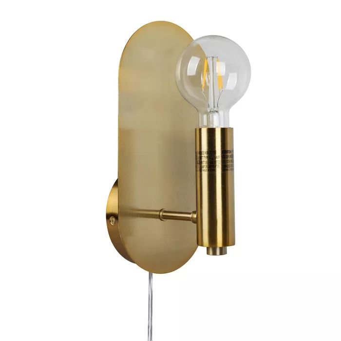 Modern Sconce Lamp (Includes LED Light Bulb) Brass - Project 62™ | Target