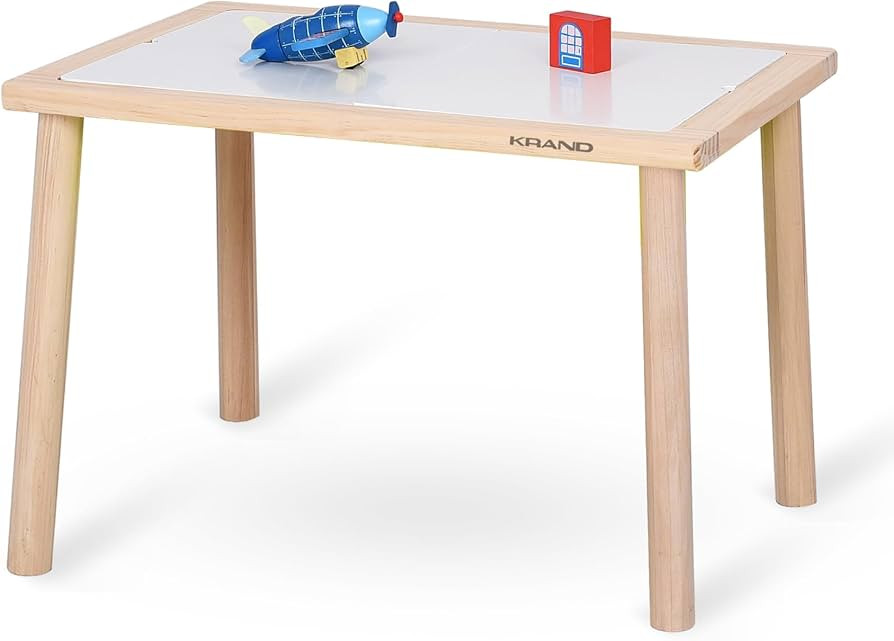 Kids Indoor Sensory Table with Lids, Toddlers Wooden Preschool Play Sand Table, Children's Classr... | Amazon (US)