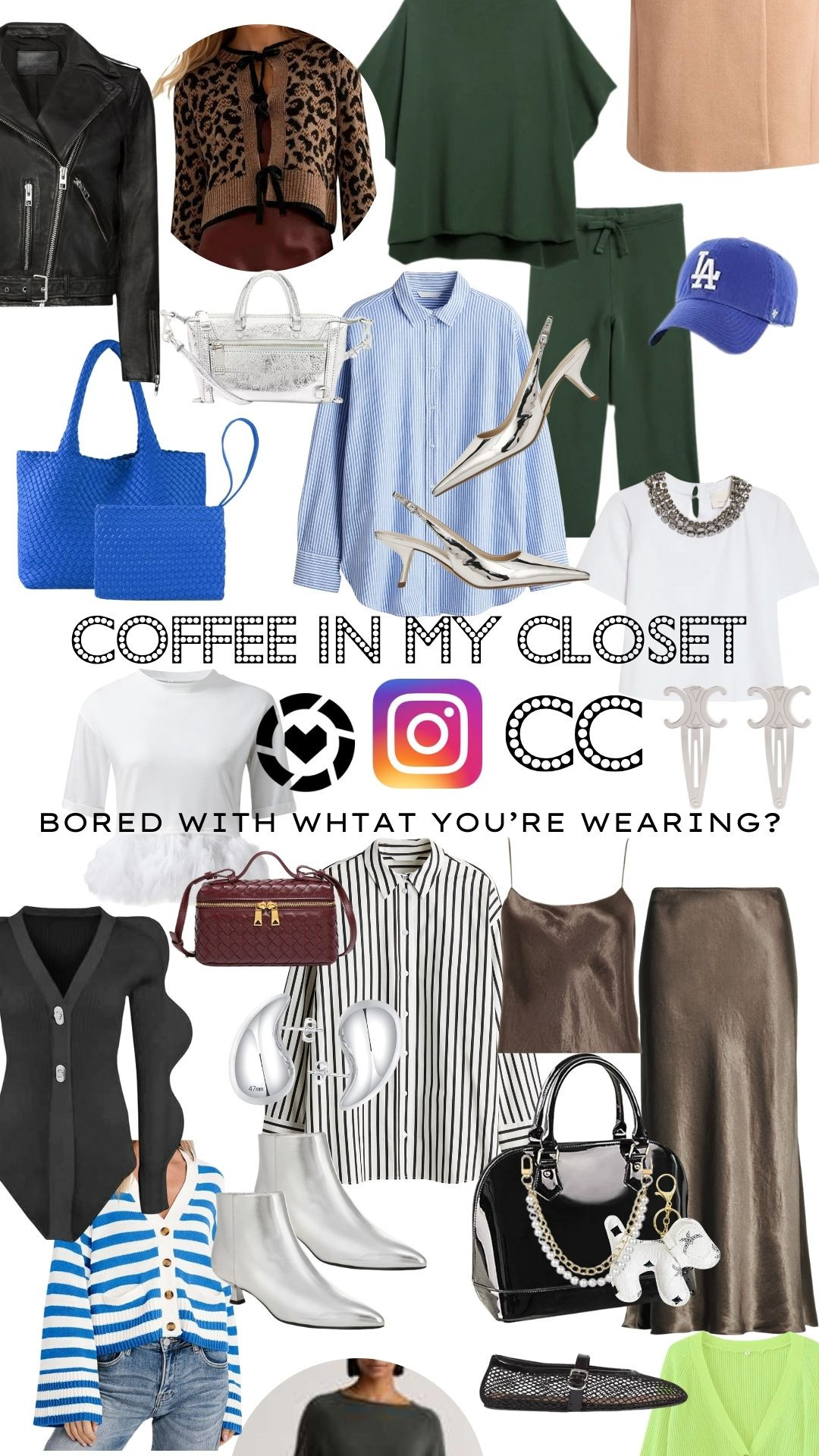 Coffee in My Closet Live Styling Session on Instagram each week. 

If you're bored with your wardrobe, try this

1. Add a pop of color
2. Embellish your basics
3. Add a neutral print piece
4. Make a mini metallic accessory capsule
5. Layer a cool coat
6. Choose a new neutral 

 

#LTKFindsUnder50 #LTKWatchNow #LTKStyleTip