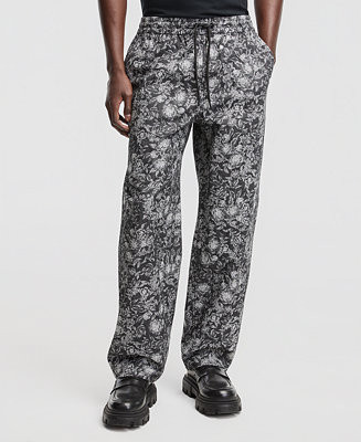 Men's Relaxed-Fit Floral Pants, Macy's Exclusive | Macy's