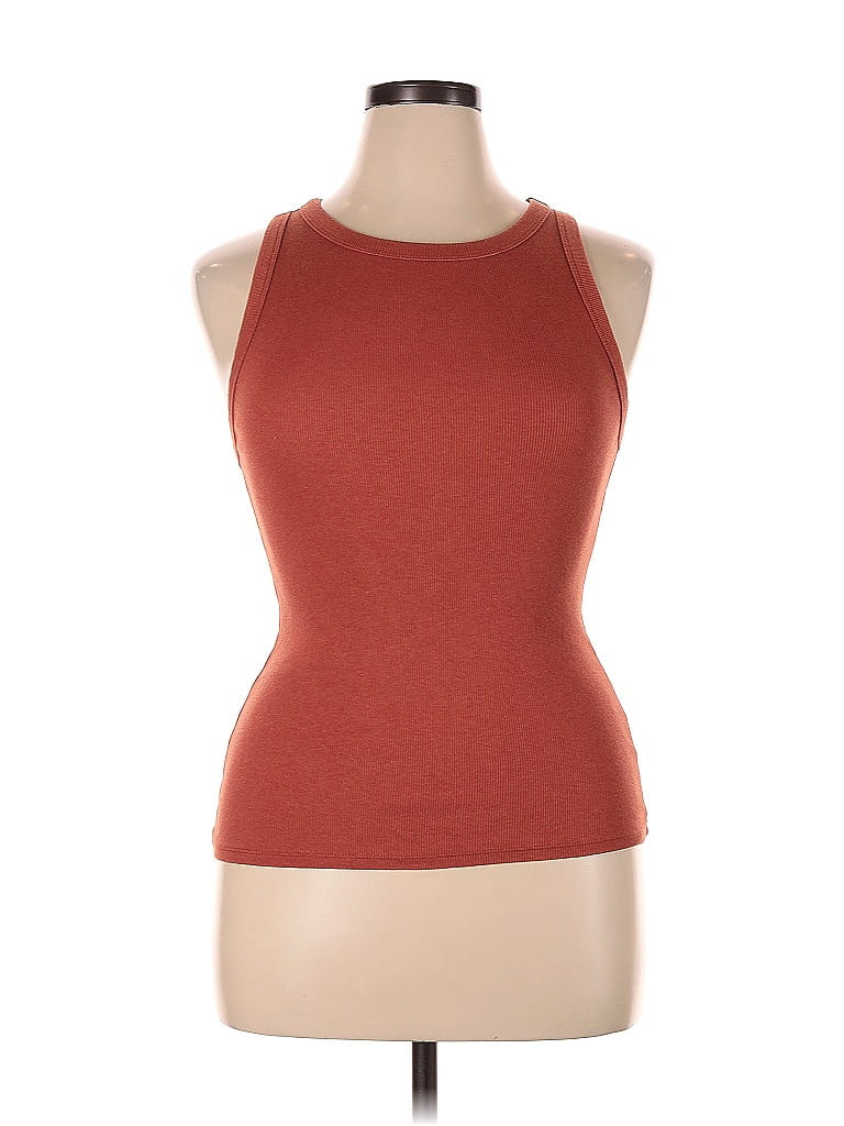 A New Day Tank Top Orange Halter Tops - Used - Size X-Large | ThredUp