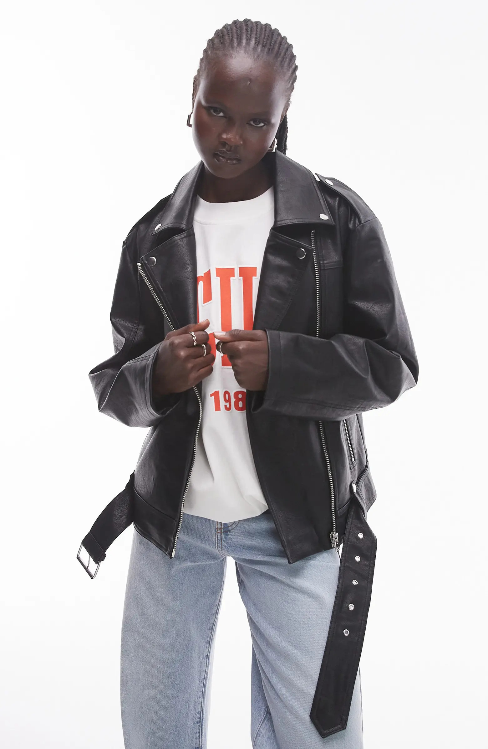 Faux Leather Biker Jacket | Nordstrom