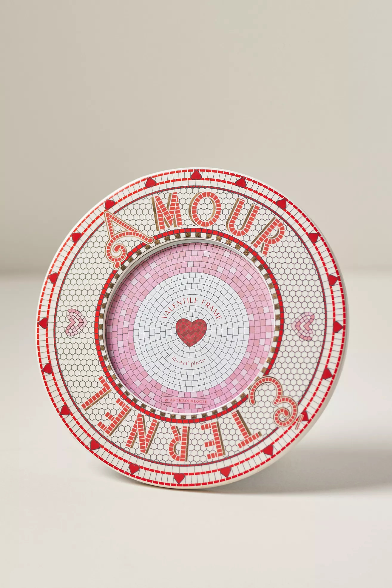 The Bistro Tile Stoneware Frame: Valentine's Edition | Anthropologie (US)