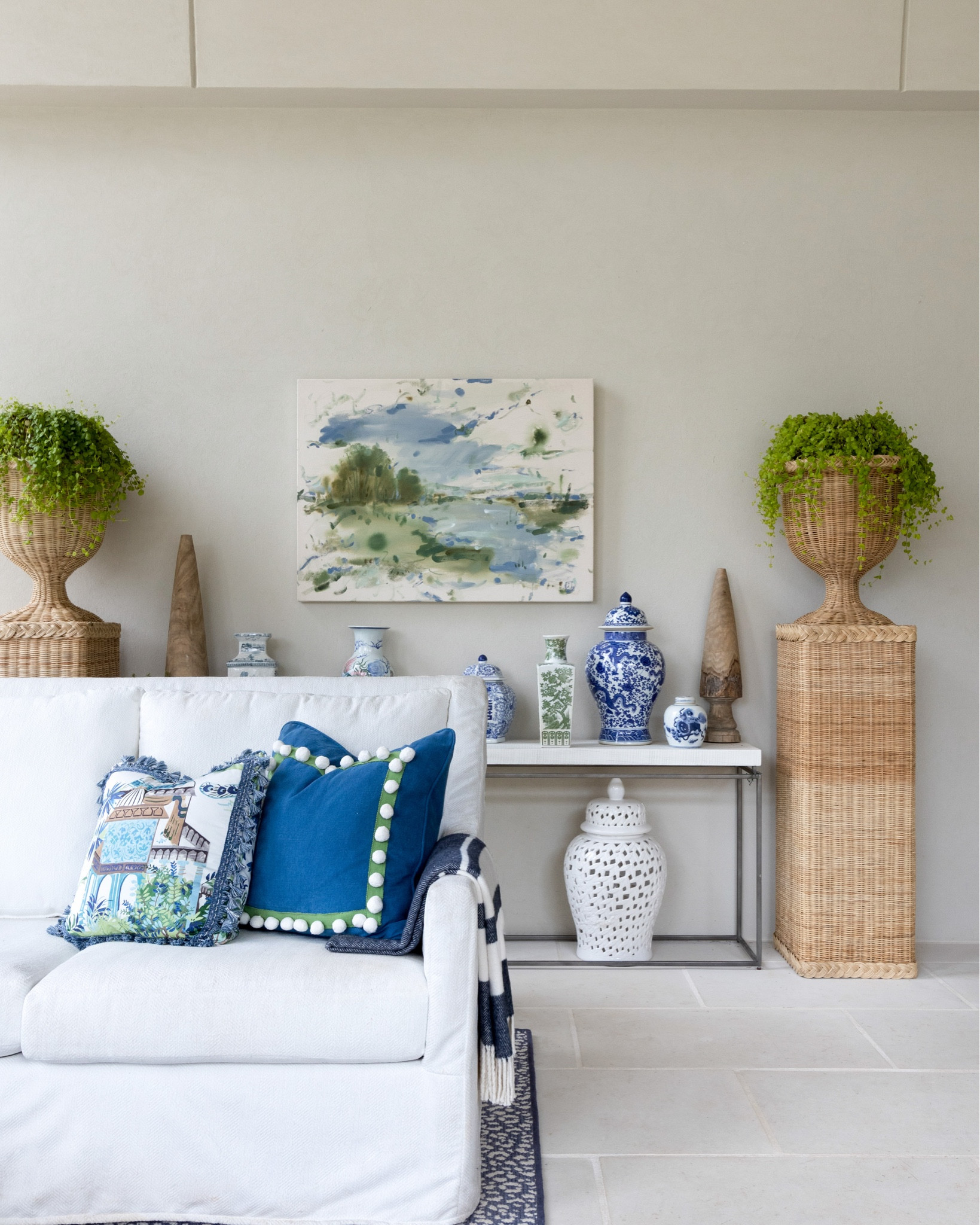 This was one of my favorite projects ever! Blue & green is classic. 

#LTKHome