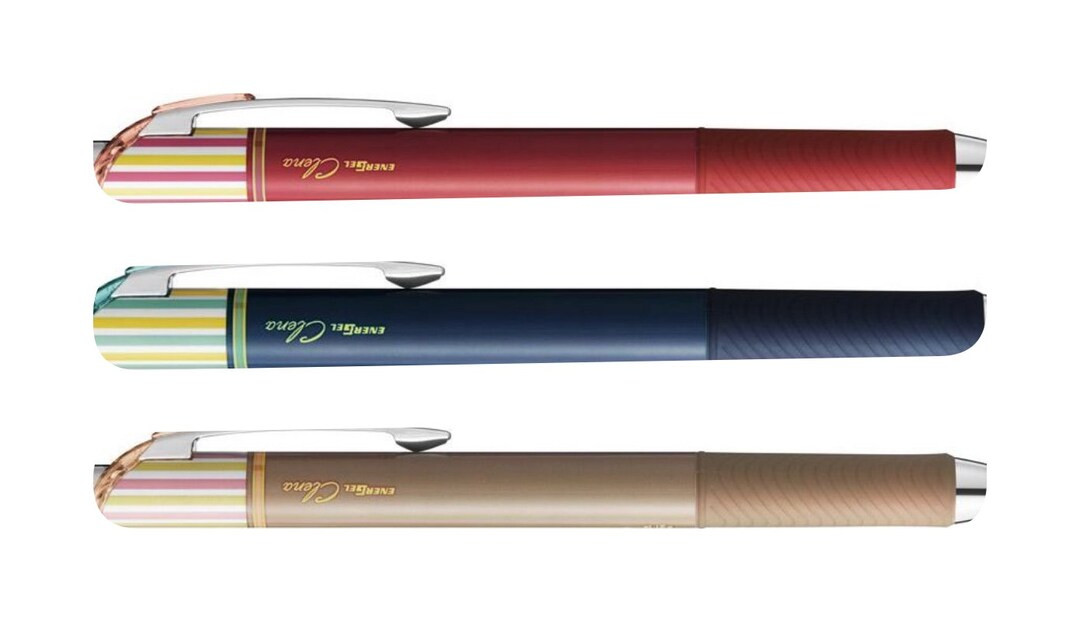 3 pens  NEW Pentel EnerGel Cafe de Clena 0.4  mm  Limited Edition Black ink | Etsy (US)