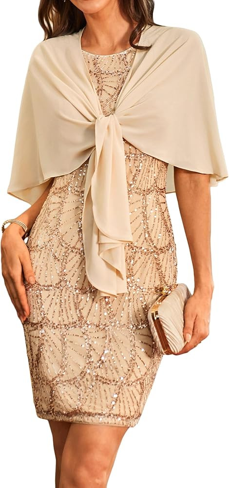 GRACE KARIN Womens Sequin Dress Mother of the Bride Dresses for Wedding Formal Dress Cocktail Eve... | Amazon (US)