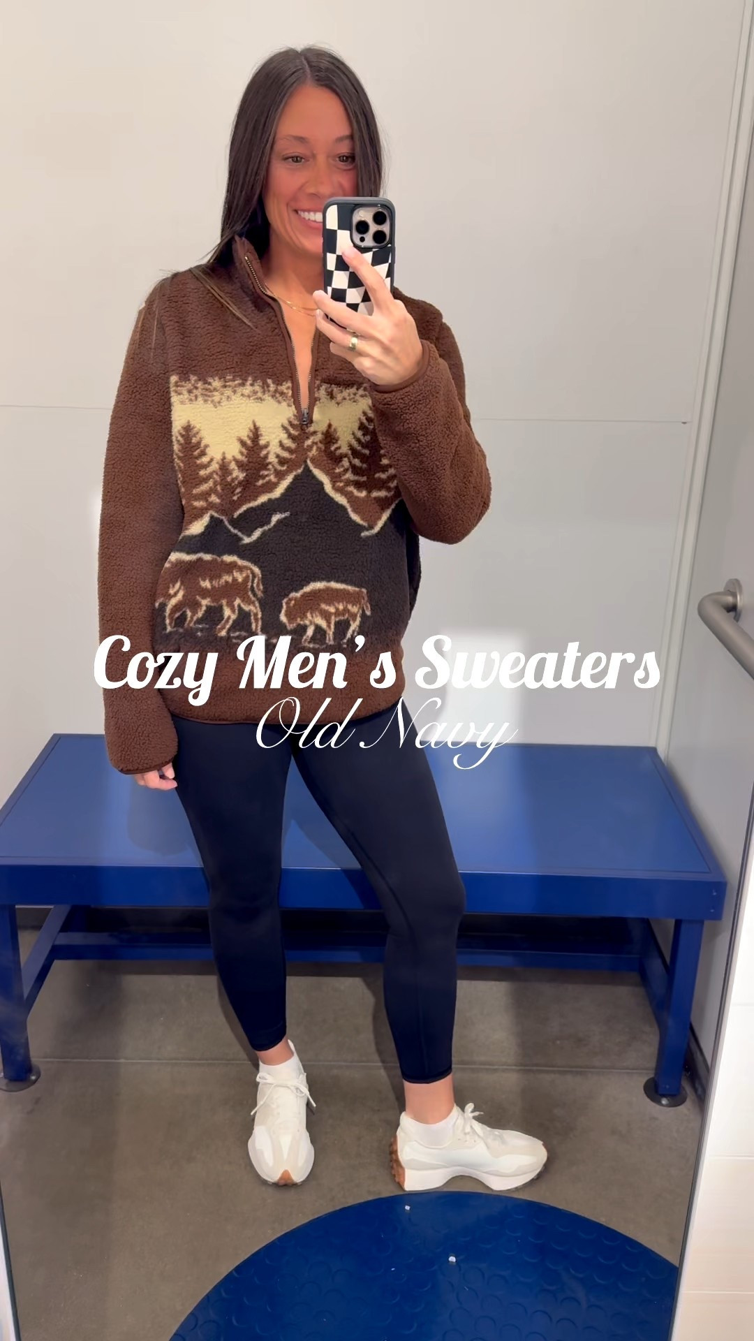 It’s that time of year❄️ when you just want to snuggle up in an oversized sherpa sweater. 

Old Navy has some of my favorite in the men’s section, and they are on my wish list! 🫶🏼The print and details are so cute and perfect for keeping comfortable and cozy. 🔥

Which is your favorite?🤩 

I like the fit of the xl and would either choose that or a large. Normally a small. 

Weight 130lbs, Height 5’5”. 

#LTKSaleAlert #LTKFindsUnder50 #LTKGiftGuide
