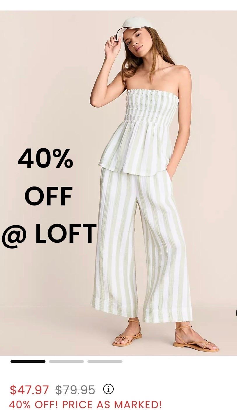 Loft style 
Matching sets 
Loft sale 
Summer sale 
The Loft

#LTKootd #LTKSaleAlert #LTKTravel