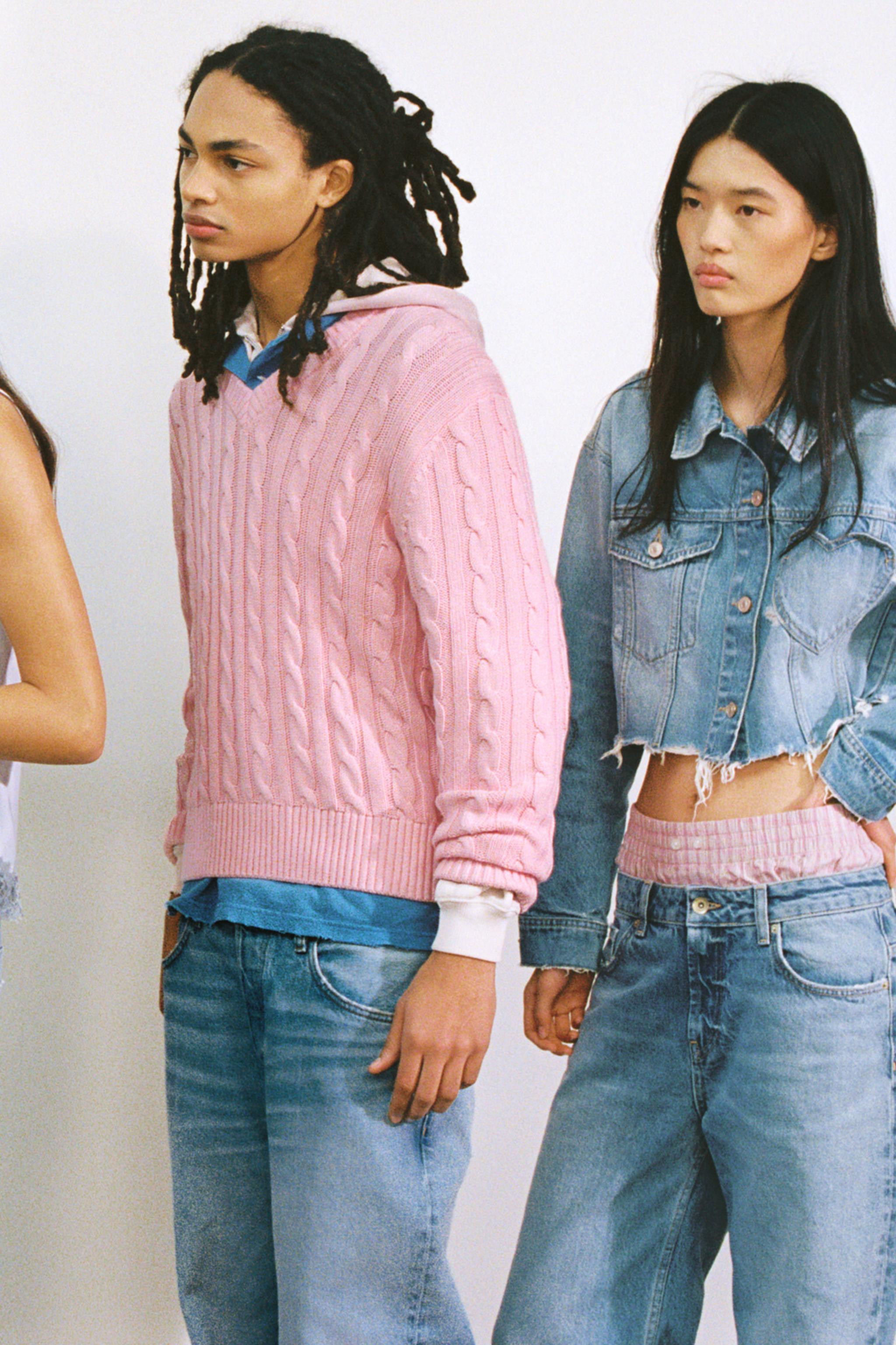 TRF DENIM JACKET WITH HEARTS | Zara US