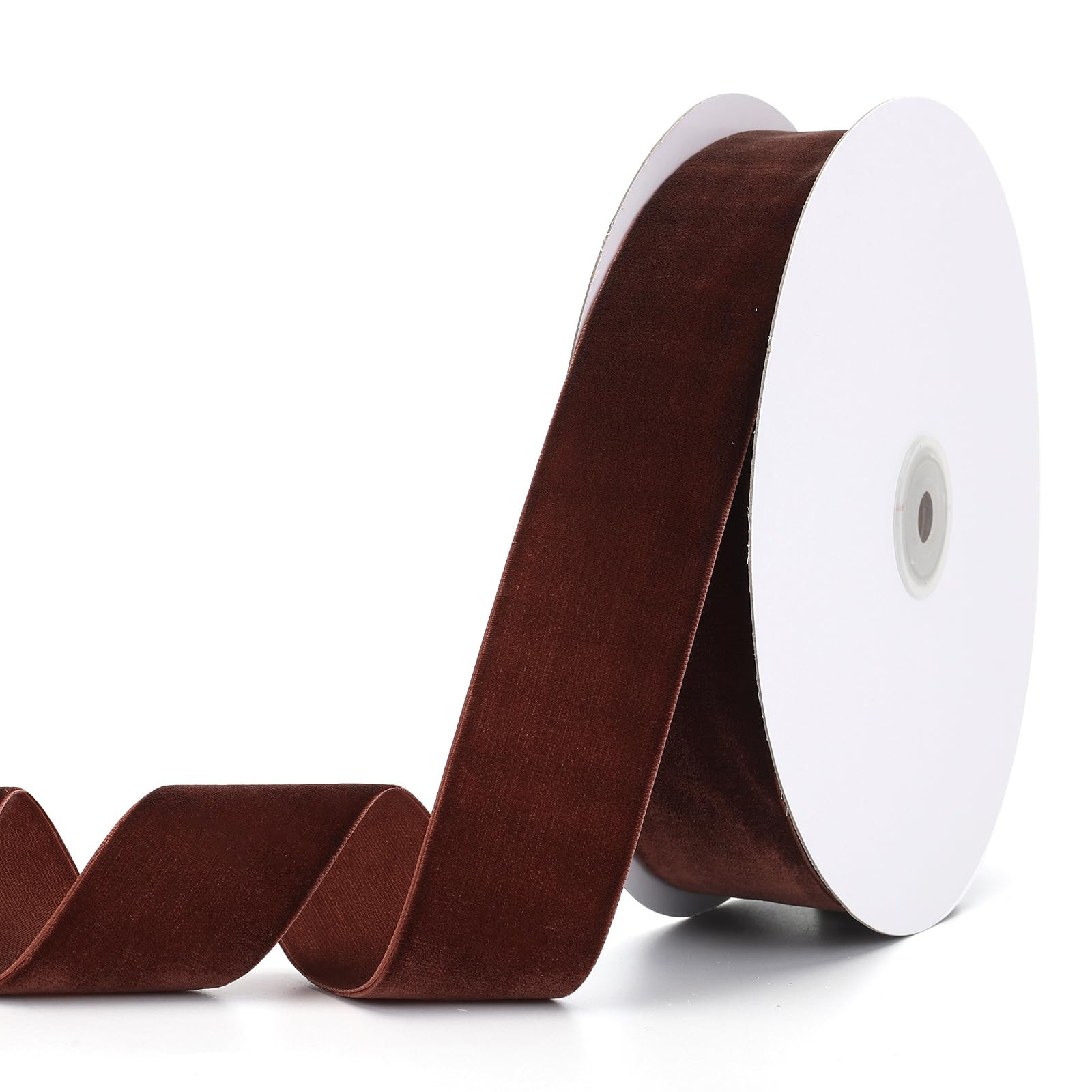 Coffee Velvet Ribbon 1-1/2" x 20Yd,Great for Gift Wrapping,Hair Bows Making, Wreaths,Wedding and ... | Amazon (US)