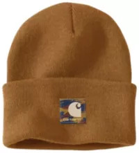 Carhartt Knit Camo Patch Beanie | DICK'S Sporting Goods