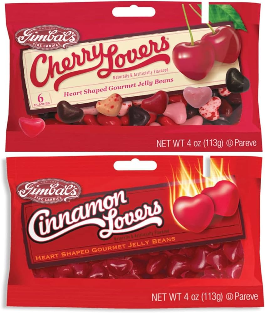 Gimbal's Cherry Lovers and Cinnamon Lovers Bundle - One 4 Ounce Bag of Each Flavor | Amazon (US)