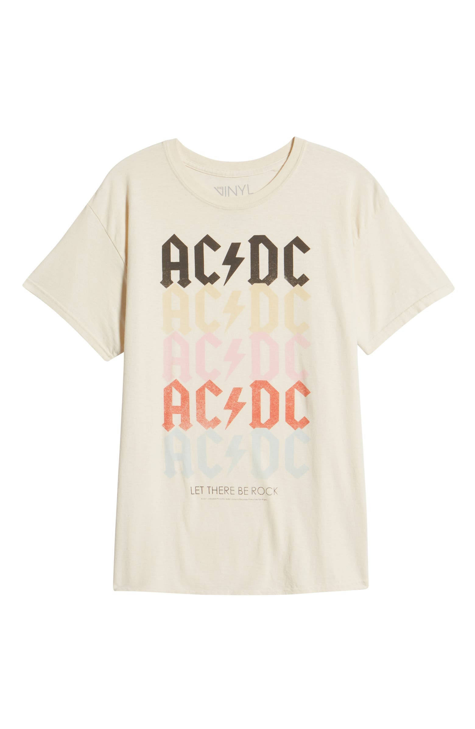 Women's AC/DC Repeat Boyfriend Cotton Graphic Tee | Nordstrom