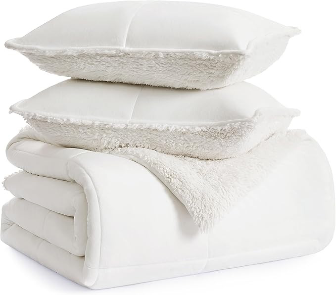 UGG 10265 Blissful Full-Queen Comforter Set Reversible Silky Soft Cozy Plush Sherpa Comforter and... | Amazon (US)