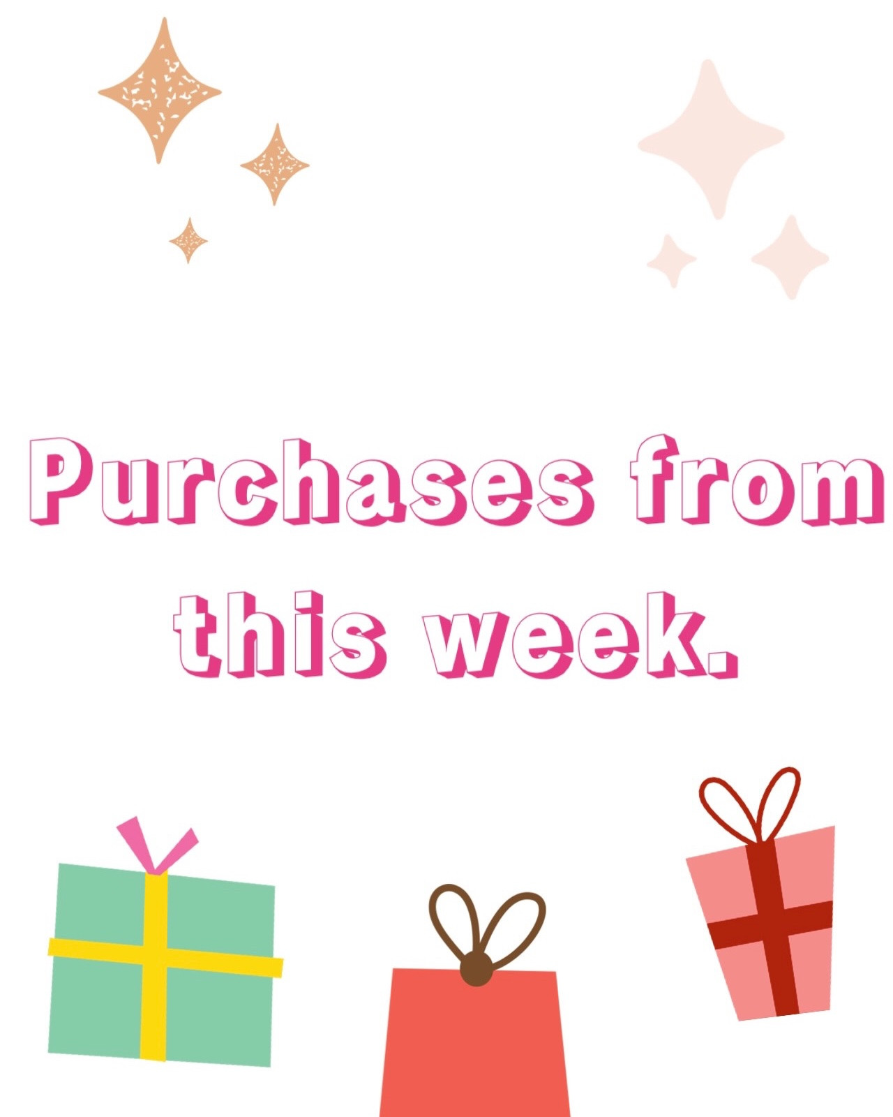 Purchases from this week…

#LTKdayinmylife #LTKstorytime #LTKvlog