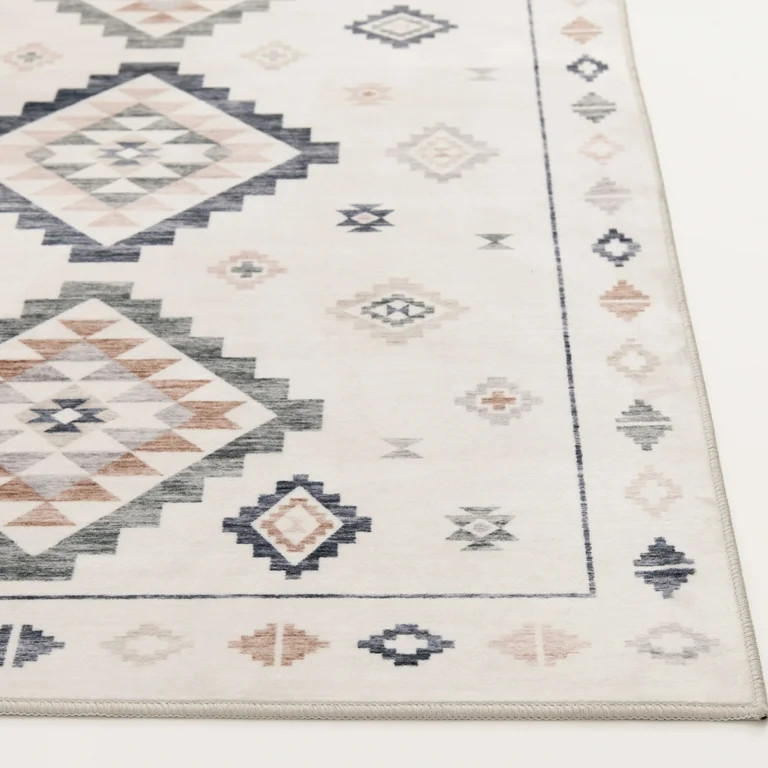 Mainstays 4x6 Southwestern Faux Fur Indoor Rug - Walmart.com | Walmart (US)