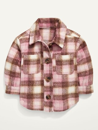 Plaid Pocket Shacket for Baby | Old Navy (US)
