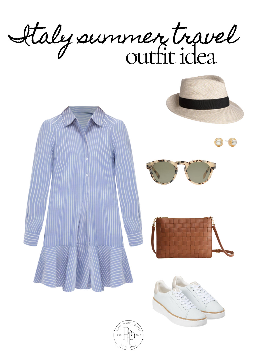 Summer in Italy easy dress outfit idea with sneakers and a pickpocket-proof purse! 

 

#LTKTravel