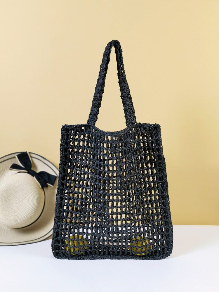 New
     
      Minimalist Large Capacity Straw Bag | SHEIN