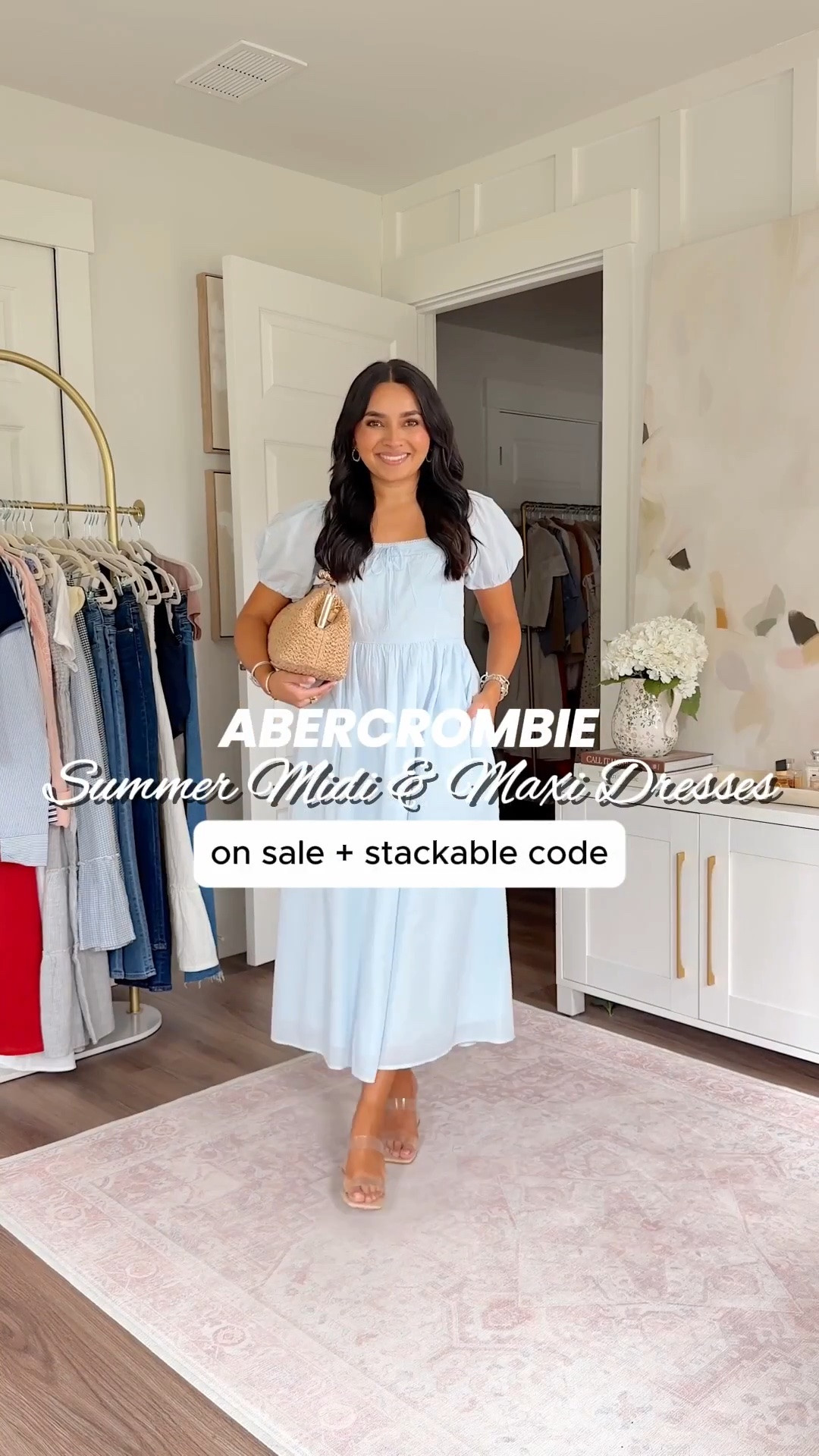 Abercrombie try-on dress sale! Use code AFJEAN  for an extra 15% off  through 6/21!

For reference: I’m 5’0, petite, 32b bra size, and 2/26 in bottoms, pear shaped. *Everything I share is unaltered! TTS means true to size. Between size 5–6.5 in shoes 

Black and white polka dot dress XS petite TTS
Clear heels size 5 TTS

Brown and white dress XS petite TTS
Brown cardigan XXS TTS
Clear sandals size 5.5 TTS

Light blue dress XS petite TTS
Clear sandals size 5 TTS

Red dress XS petite TTS
Clear heels size 5 TTS

Blue and white striped dress XS petite TTS
Beige sandals size 5 TTS

Summer dresses
date night 
summer vacation 
dinner outfit 
travel finds

#LTKxAbercrombie

#LTKPetite #LTKSaleAlert #LTKootd