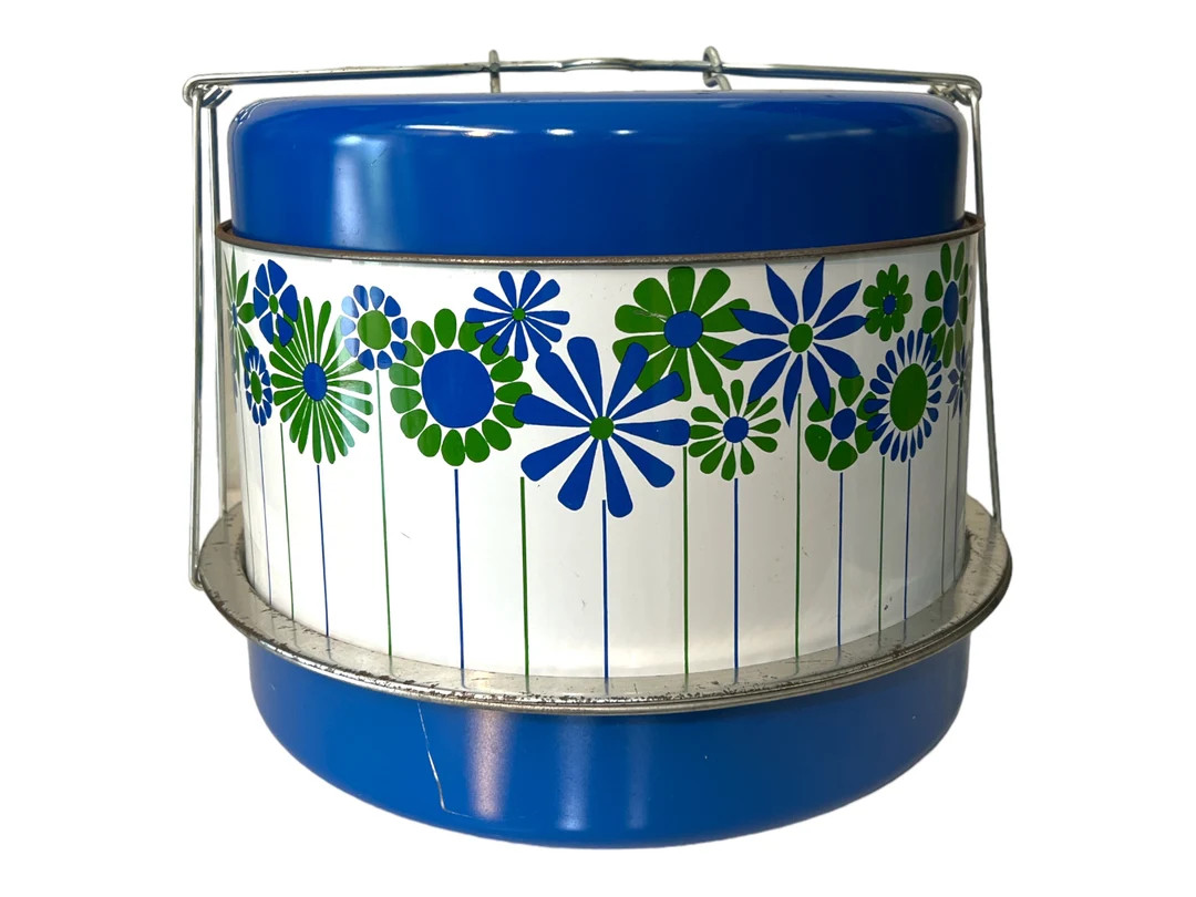 Vintage Triple Decker Metal Cake Carrier | Etsy (US)