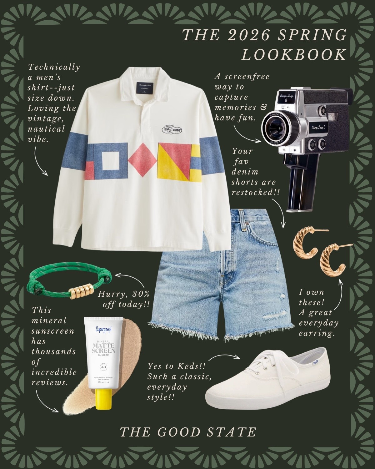 This Spring we are saying YES to happy colors!! We are saying yes to more prints and patterns. Yes to having fun getting dressed! This Lookbook is for the Spring girlies that are saying yes with me! The ones longing for the warmth of sunshine on their skin and a cool breeze blowing through their hair. Shorts and a sweatshirt weather. A flowy dress and a light cardigan. This is for the ladies counting down the days until the farmers market opens back up. The ones who love early mornings at the market—flaky croissant in one hand and a rosemary latte in the other. This is for the ones who can’t resist a bouquet of fresh flowers and are trying to figure out how to grow their own cut flower garden at home (🙋🏼‍♀️). For the ones who spend the golden evenings having a picnic with friends. For the people (like me) who always have a picnic blanket in their car. This is for the girlies love allllll things gingham, their trusty ball cap, pops of color and who firmly believe you can’t have too many neck scarves or bandanas. For the ones who love feminine details like lace trim, dainty florals and ruffles. This Spring may we slow down, breathe deep, embrace the life all around and romanticize the seemingly ordinary moments🌼

#LTKSaleAlert #LTKActive #LTKootd